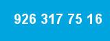 926 317 75 16